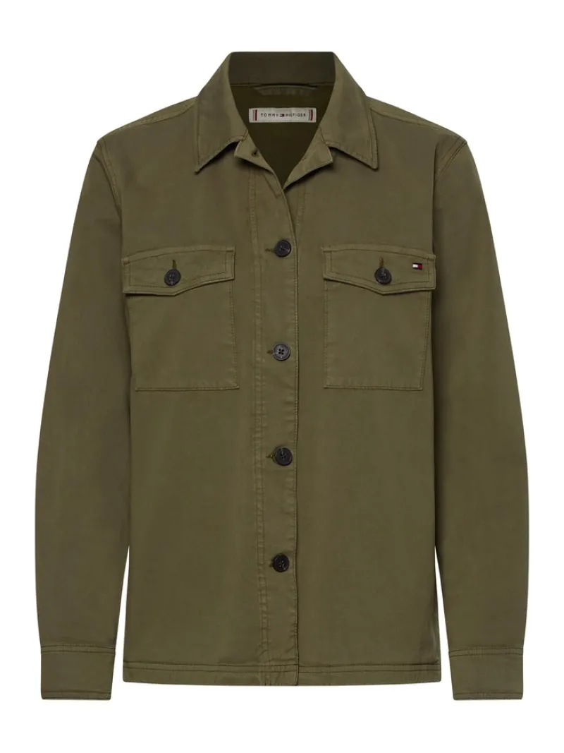 Tommy Hilfiger Jacken*COTTON BLEND SHACKET rocky mountain