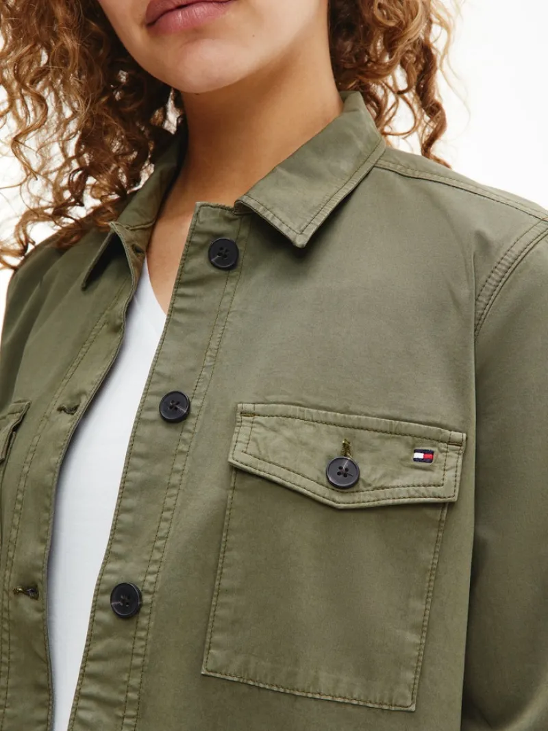 Tommy Hilfiger Jacken*COTTON BLEND SHACKET rocky mountain