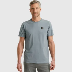 Vanguard Shirts*cotton elastane jersey winward blue