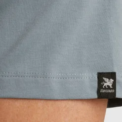 Vanguard Shirts*cotton elastane jersey winward blue