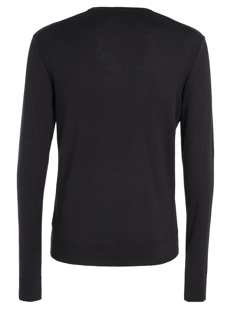 Calvin Klein Pullover & Sweatshirts|Big Boys*COTTON SILK BLEND CN SWEATER ck black