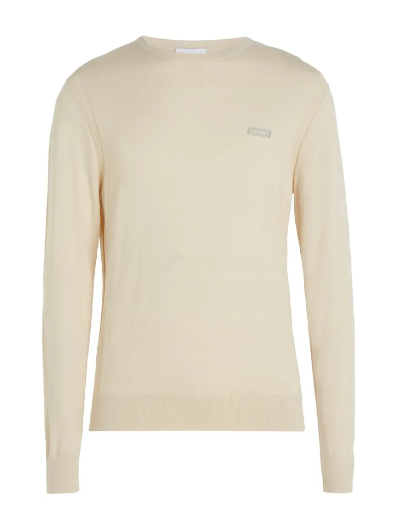 Calvin Klein Pullover & Sweatshirts|Big Boys*COTTON SILK BLEND CN SWEATER fog