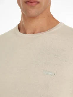 Calvin Klein Pullover & Sweatshirts|Big Boys*COTTON SILK BLEND CN SWEATER fog