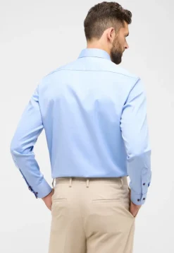 ETERNA Hemden|Big Boys*Cover Shirt Twill Langarm mittelblau