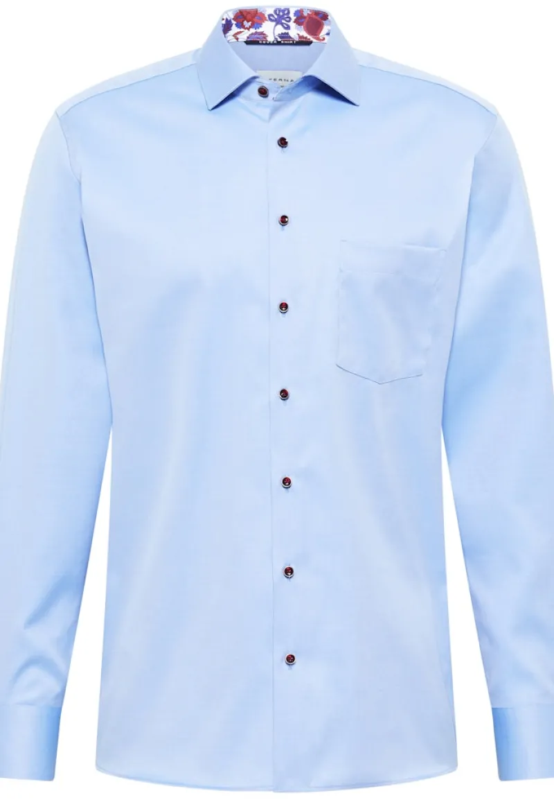 ETERNA Hemden|Big Boys*Cover Shirt Twill Langarm mittelblau