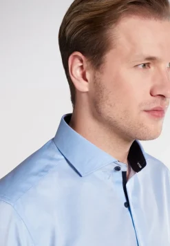 ETERNA Hemden|Big Boys*Cover Shirt Twill Langarm hellblau