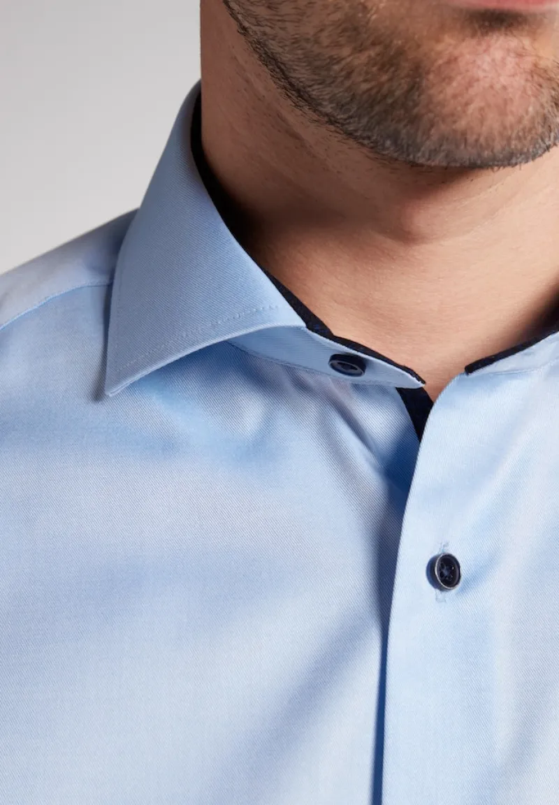 ETERNA Hemden|Big Boys*Cover Shirt Twill super langer Arm (72 cm) hellblau