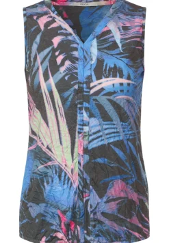 Cecil Shirts*Crash T-Shirt mit Print carbon grey