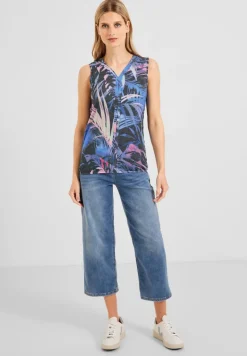 Cecil Shirts*Crash T-Shirt mit Print carbon grey