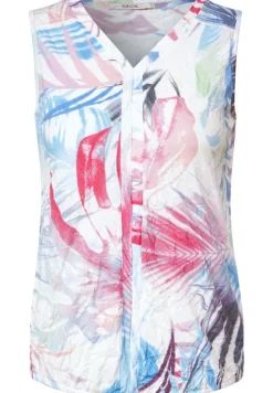 Cecil Shirts*Crash T-Shirt mit Print vanilla white