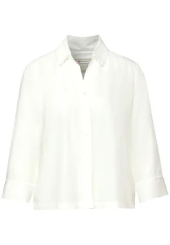 Street One Blusen*Crepe Bluse off white