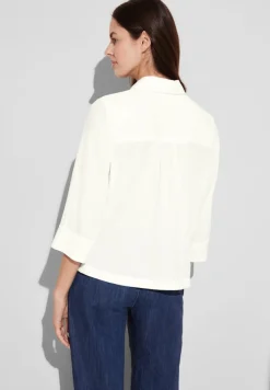 Street One Blusen*Crepe Bluse off white