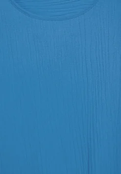 Cecil Blusen*Crepe Knoten Bluse Azure Blue