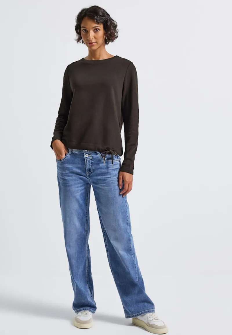 Street One Pullover & Sweatshirts*Crewneck Sweatshirt deep roast brown