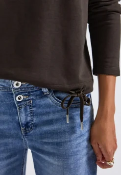 Street One Pullover & Sweatshirts*Crewneck Sweatshirt deep roast brown