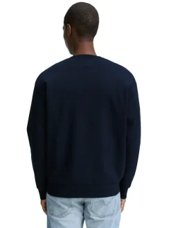 Tom Tailor Denim Pullover & Sweatshirts*Crewneck Sweatshirt mit Print sky captain blue