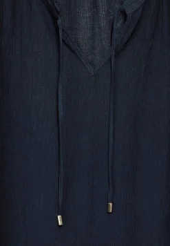 Street One Shirts*Crinkle Blusentop deep blue