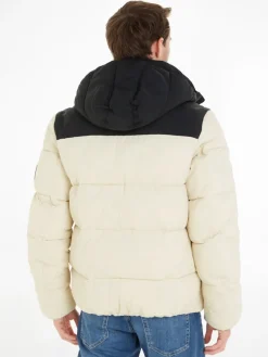 Calvin Klein Jacken|Big Boys*CRINKLE NYLON COLOR BLOCK QUILT stony beige