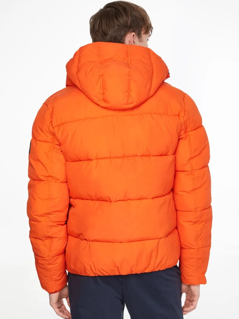 Calvin Klein Jacken*CRINKLE NYLON QUILT JACKET coral orange