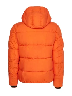 Calvin Klein Jacken*CRINKLE NYLON QUILT JACKET coral orange