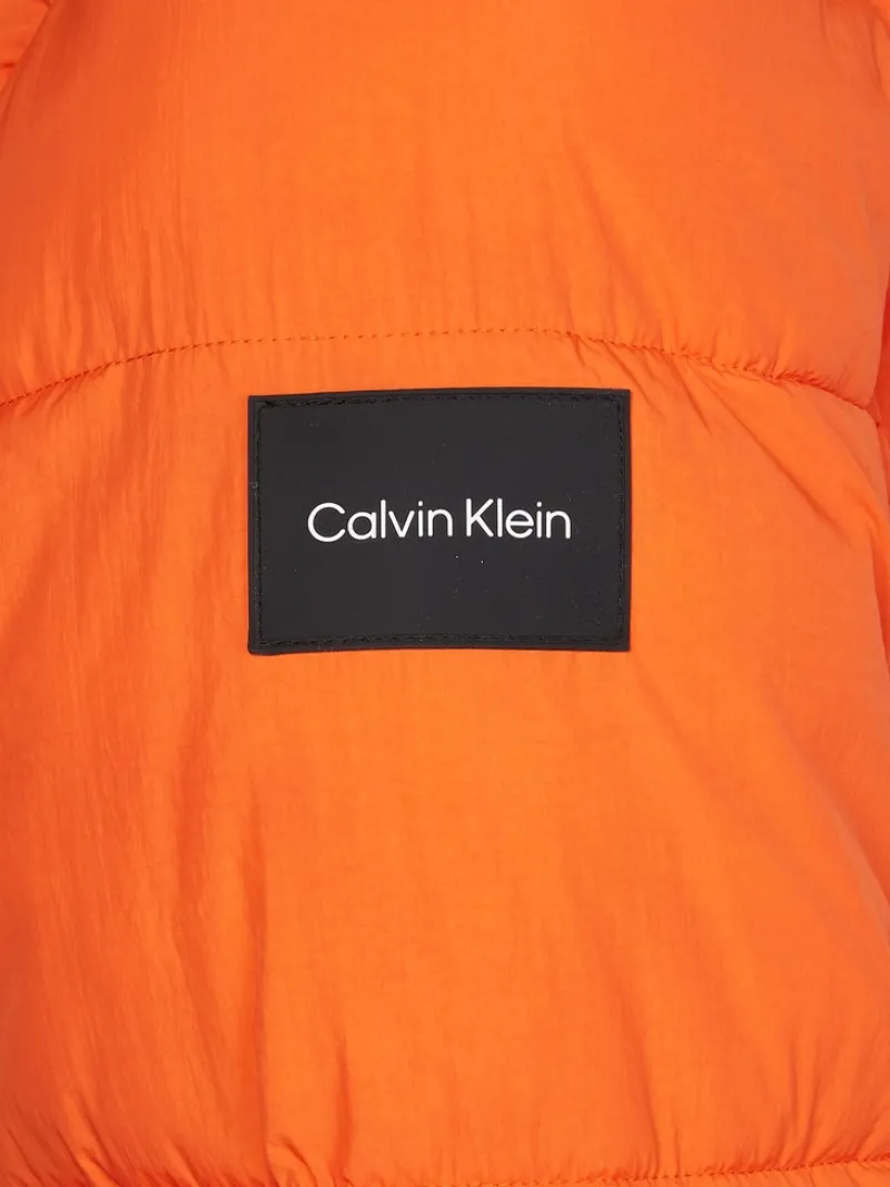 Calvin Klein Jacken*CRINKLE NYLON QUILT JACKET coral orange