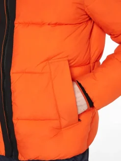 Calvin Klein Jacken*CRINKLE NYLON QUILT JACKET coral orange