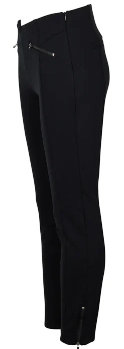 MAC Hosen*Cropped Stretchhose mit Zierleisten Schwarz