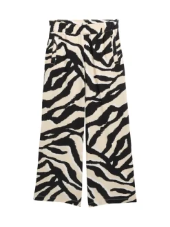 Tom Tailor Hosen*Culotte Hose abstract beige zebra