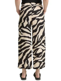 Tom Tailor Hosen*Culotte Hose abstract beige zebra