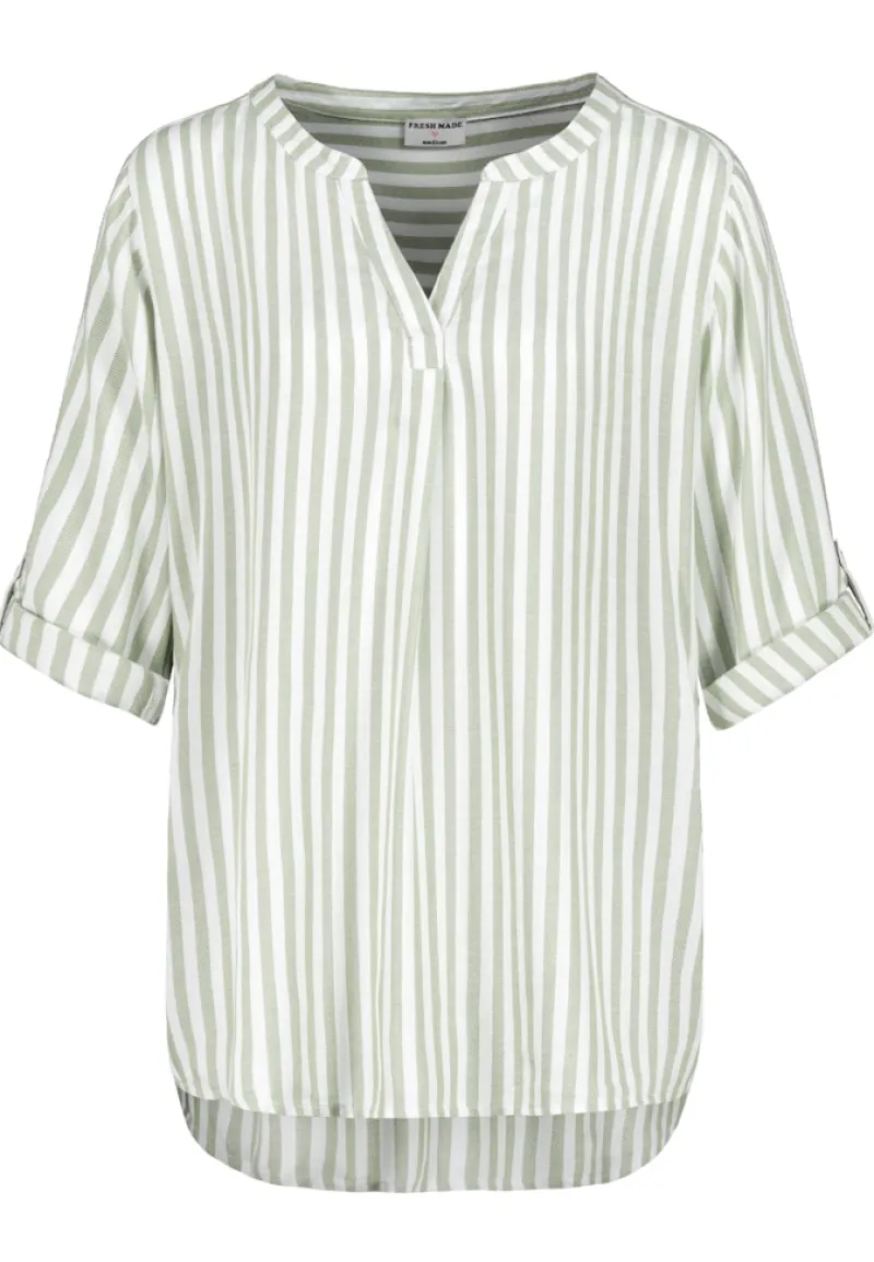 Eight 2 Nine Blusen*D77120AF11117C jadeite green - white