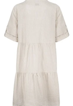 Eight 2 Nine Kleider*D70079AG30424A1 stripes: string beige-offwhite