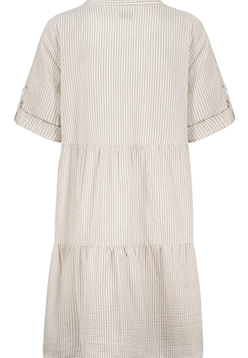 Eight 2 Nine Kleider*D70079AG30424A1 stripes: string beige-offwhite