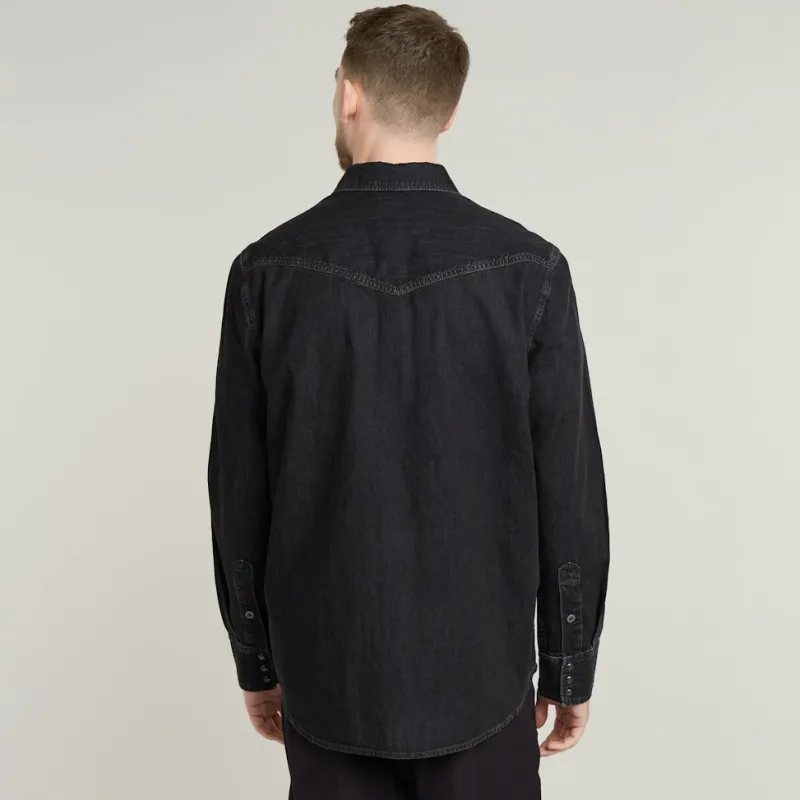 G-star Raw Hemden*Dakota slim shirt ls worn in nighttime sky