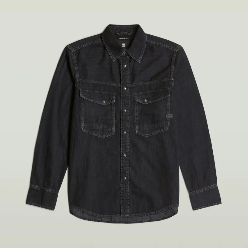 G-star Raw Hemden*Dakota slim shirt ls worn in nighttime sky