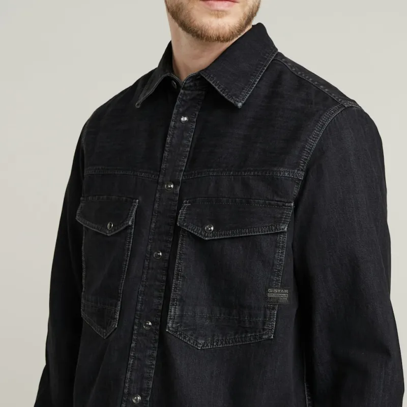 G-star Raw Hemden*Dakota slim shirt ls worn in nighttime sky