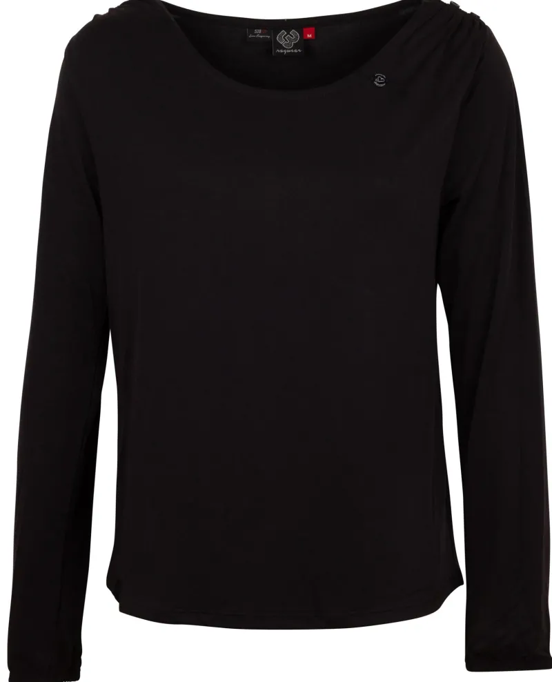 Ragwear Shirts*Damen Langarmshirt Schwarz