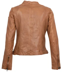 Gipsy Jacken*Damen Leder Kurzjacke Braun