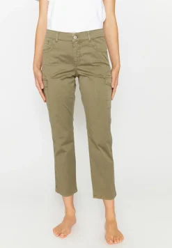 Angels Hosen*Darleen Crop Cargo light khaki