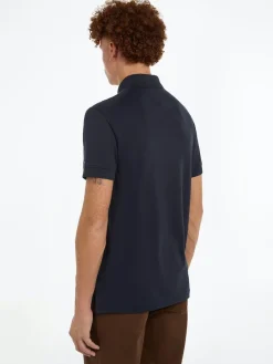 Tommy Hilfiger Shirts|Big Boys*DC INTERLOCK ZIP SLIM POLO desert sky