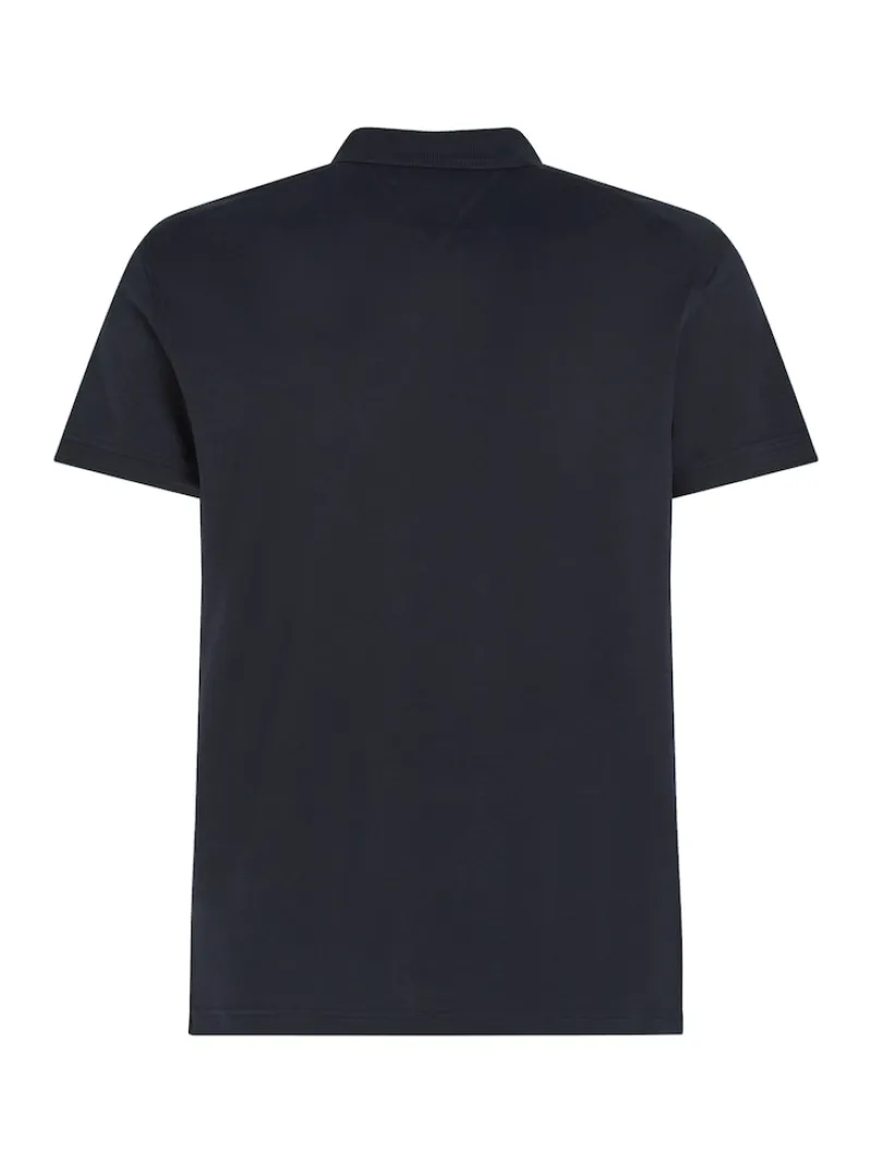 Tommy Hilfiger Shirts|Big Boys*DC INTERLOCK ZIP SLIM POLO desert sky