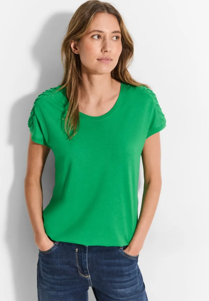 Cecil Shirts*Dekoratives T-Shirt fresh apple green