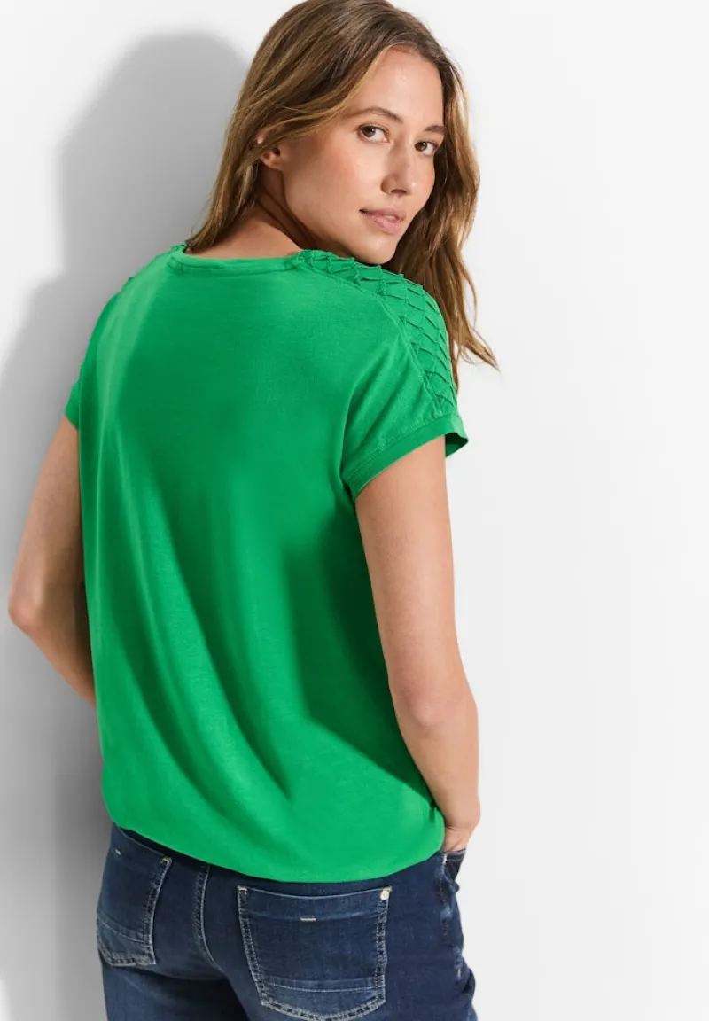 Cecil Shirts*Dekoratives T-Shirt fresh apple green