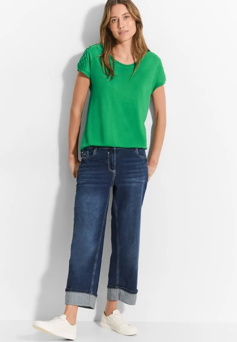 Cecil Shirts*Dekoratives T-Shirt fresh apple green