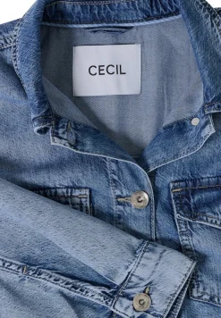 Cecil Blusen*Denim Overshirt authentic used wash