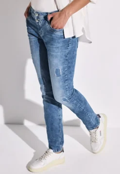 Street One Jeans*Destroyed Jeans light blue destroy wash