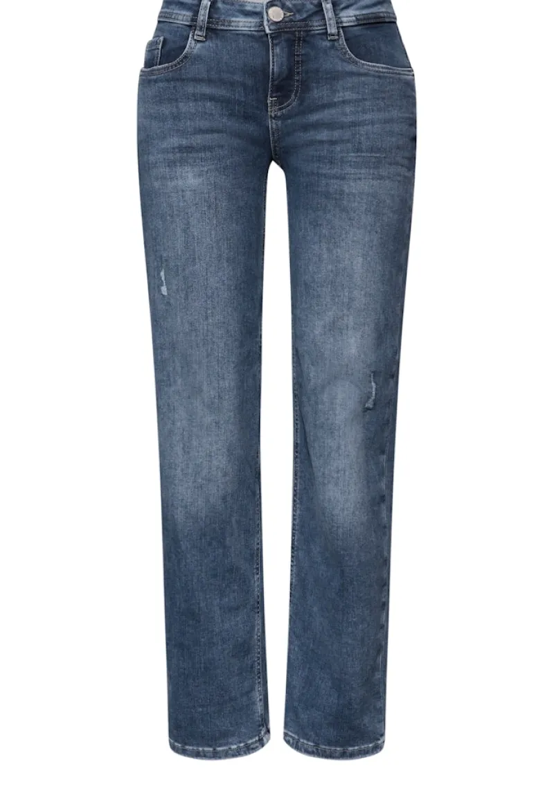 STREET ONE STUDIO Jeans*Destroyed Look Jeans light blue authentic washed