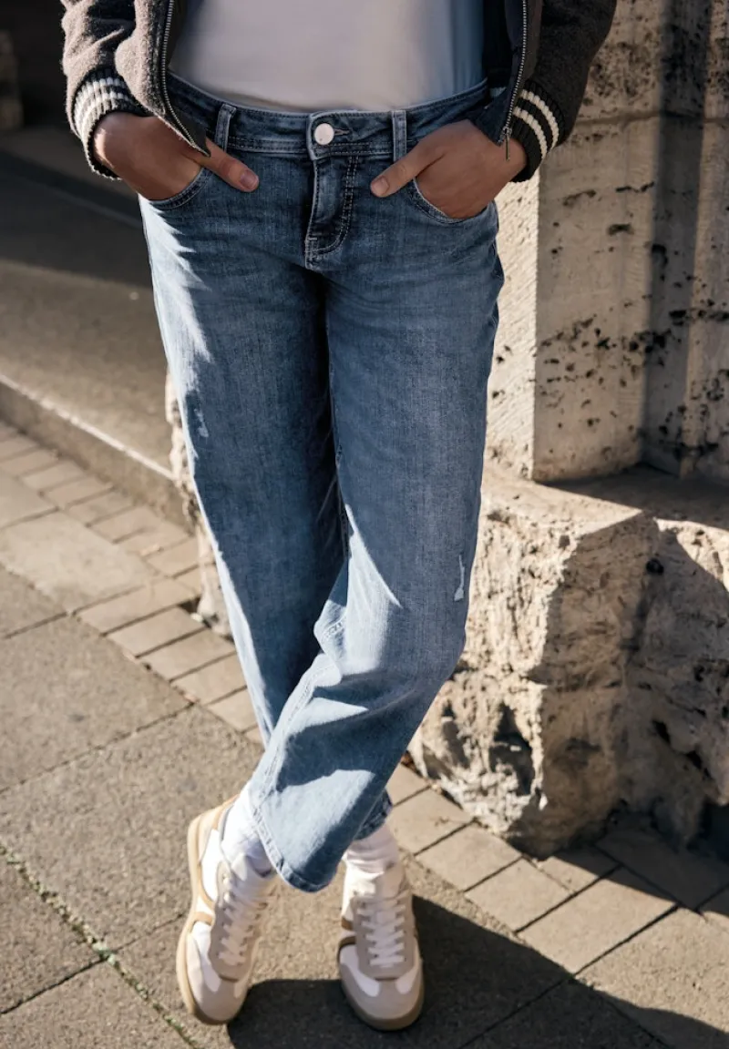 STREET ONE STUDIO Jeans*Destroyed Look Jeans light blue authentic washed