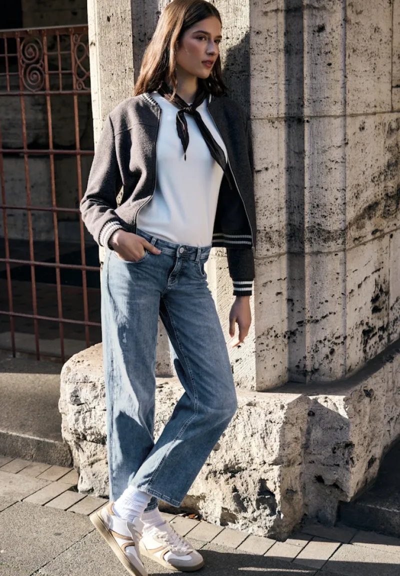 STREET ONE STUDIO Jeans*Destroyed Look Jeans light blue authentic washed