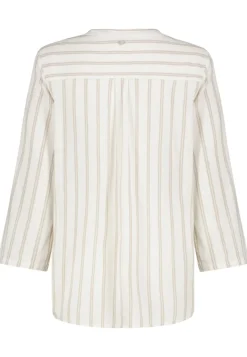 Eight 2 Nine Blusen*D74512M11117A1 stripes: white-light sand