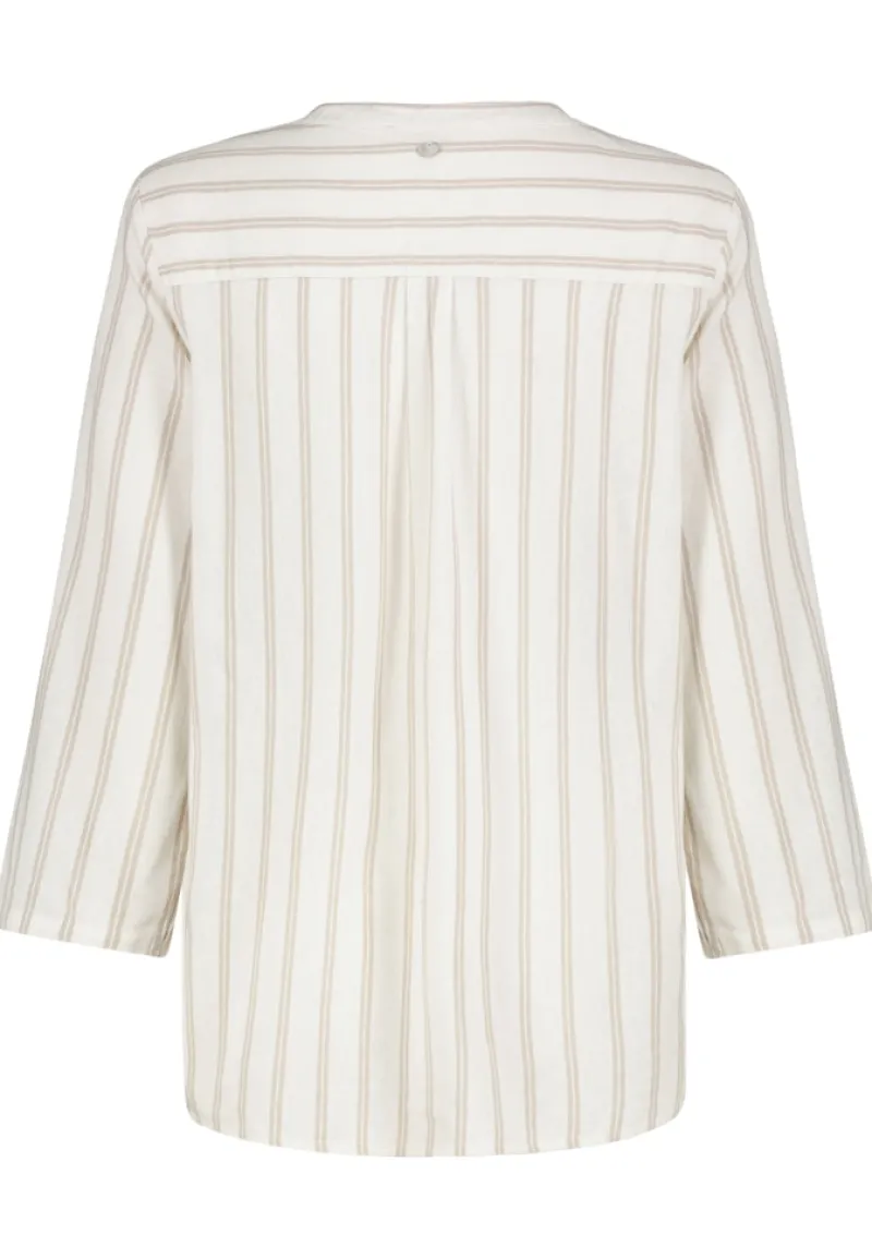 Eight 2 Nine Blusen*D74512M11117A1 stripes: white-light sand